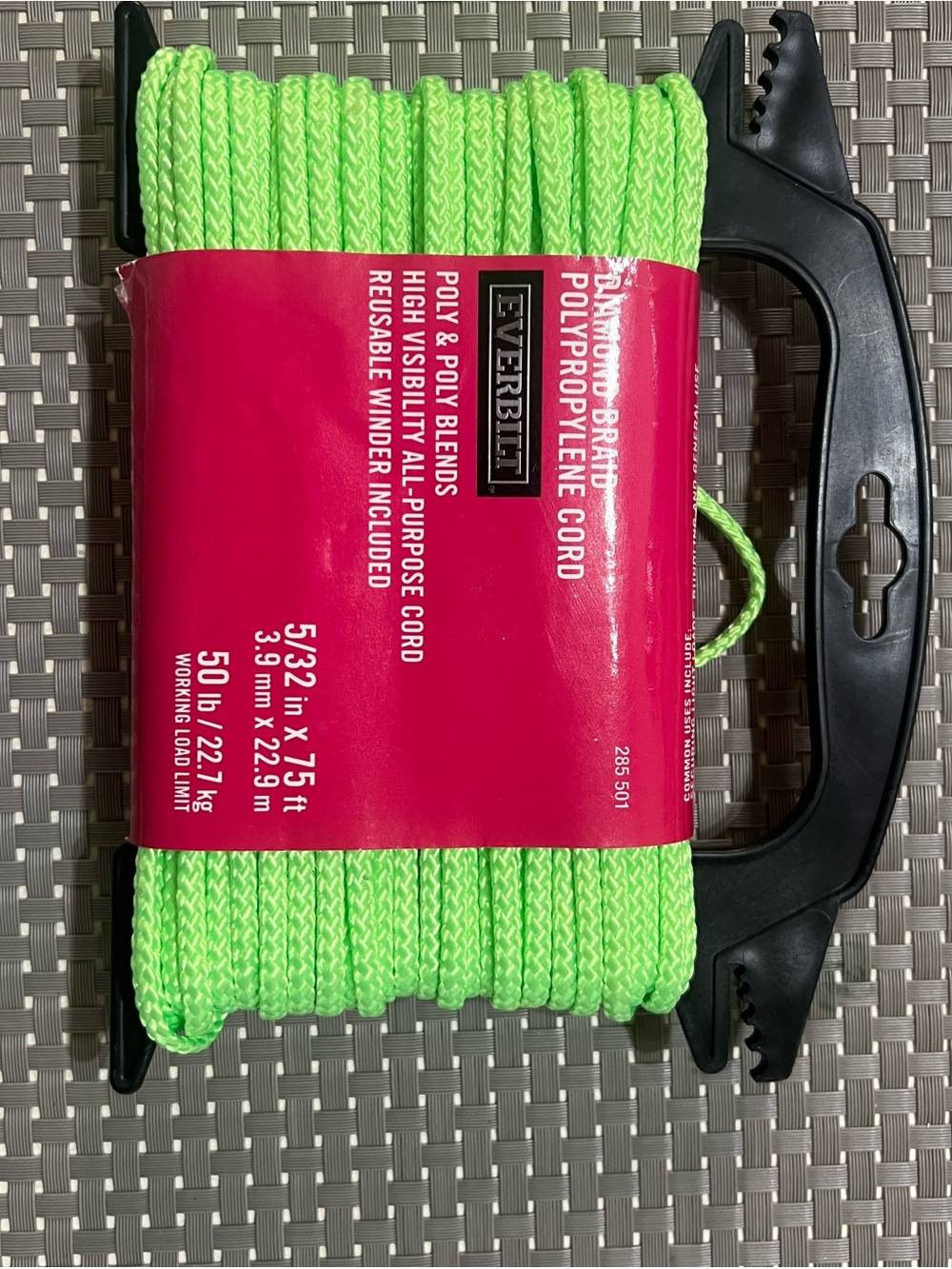 EverBilt High-Visibility Polypropylene Cord โ 75 ft